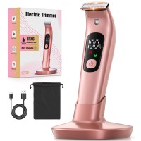 Electric Razors for Women, IPX6 Waterproof & Skin-Friendly Electric Shaver for Women, Rechargeable Women's Electric Razor with USB Charge Dock, Trimmer for Women for Legs, Body, Arm, Face